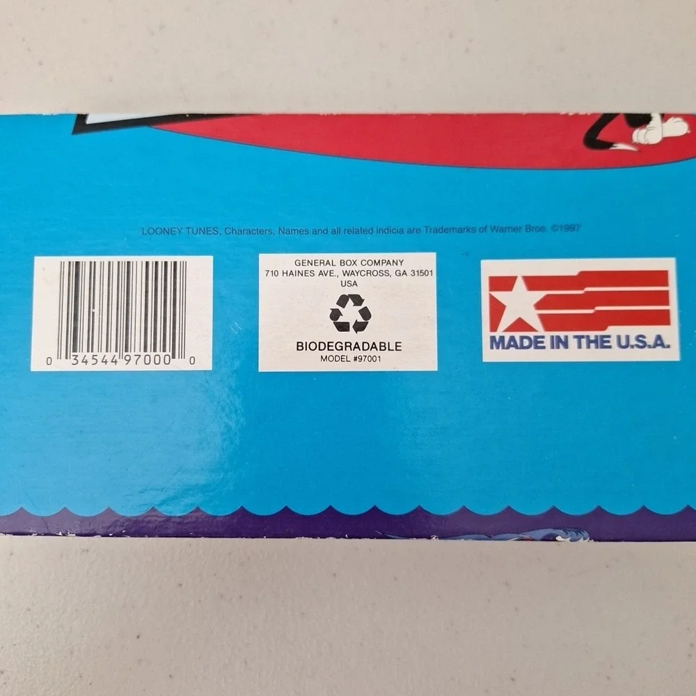 Vintage 1997 Looney Tunes Sylvester School Pencil Box Made In USA Model# 97001